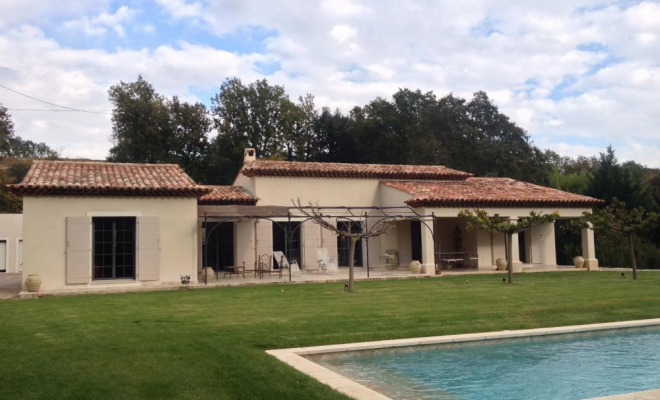 Construction de maison individuelle, Le Cannet-des-Maures, Maçonnerie Nougaillac