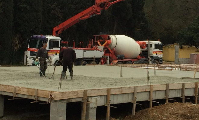 Construction de maison individuelle, Le Cannet-des-Maures, Maçonnerie Nougaillac